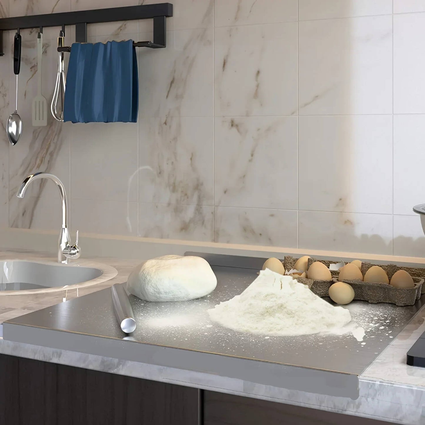 Premium Stainless Steel Chopping Board | Ultra Hygienic & Durable