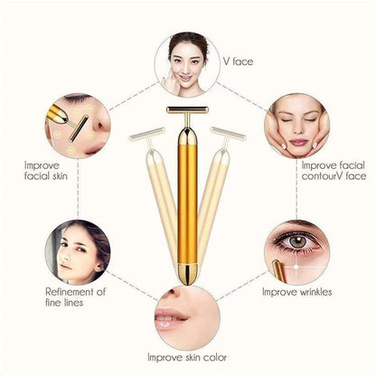 24K Gold Electric Facial Massager (50% OFF)