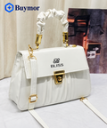 stylish white slingbag for women (bliss)