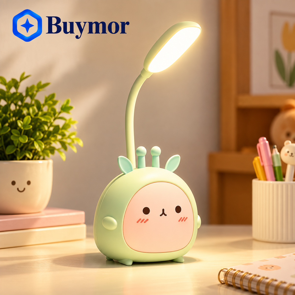 Cute Kids Desk Lamp Rechargeable LED