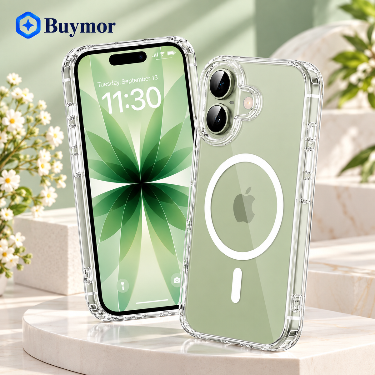 Magnetic Clear Case for iPhone 17