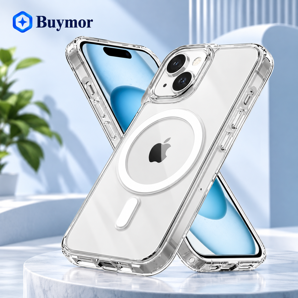iphone 15 back cover clear magsafe