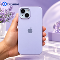 iPhone 15 Case Silicone Phone Case purple