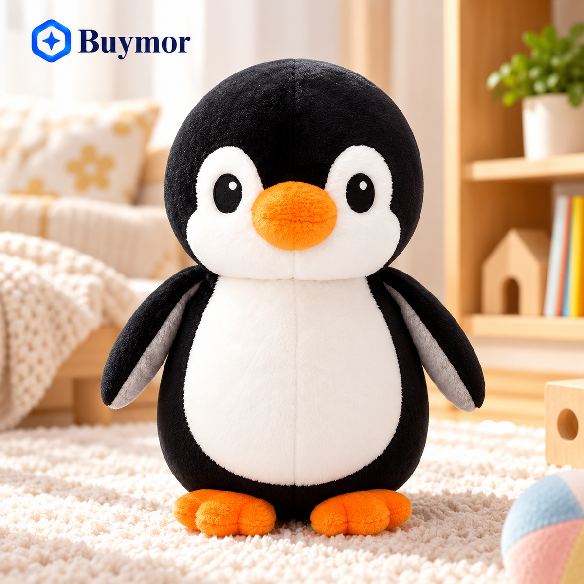 Black Penguin Plush Toy  25 CM