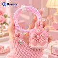 pink bow cable protector