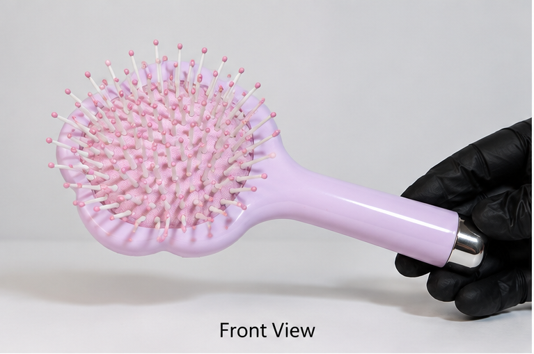 Kuromi Glittery Star Brush Paddle