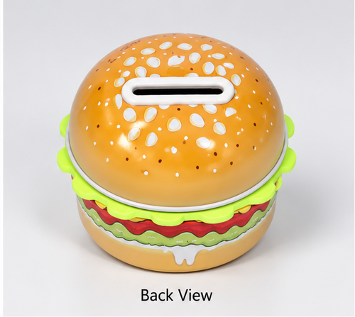 Burger money Bank For Kids